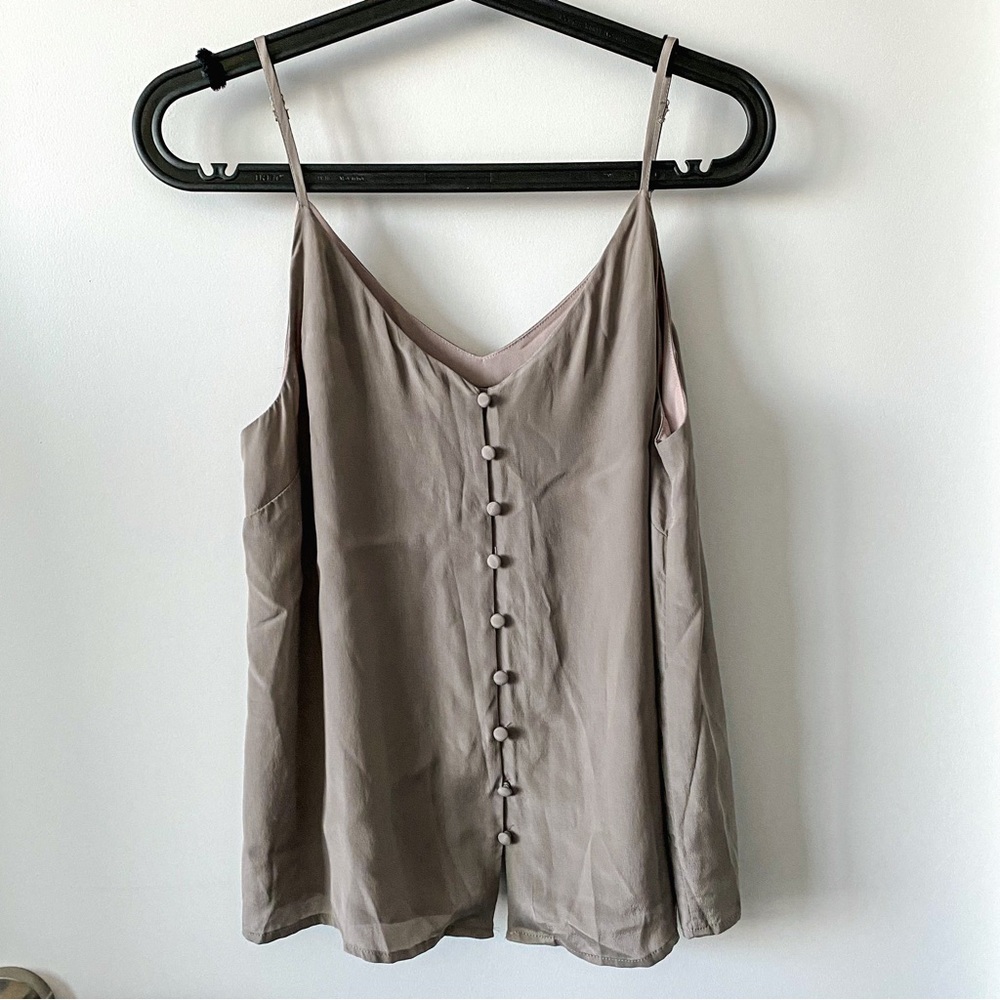 Frank and Oak Button-Up Camisole Tank Top